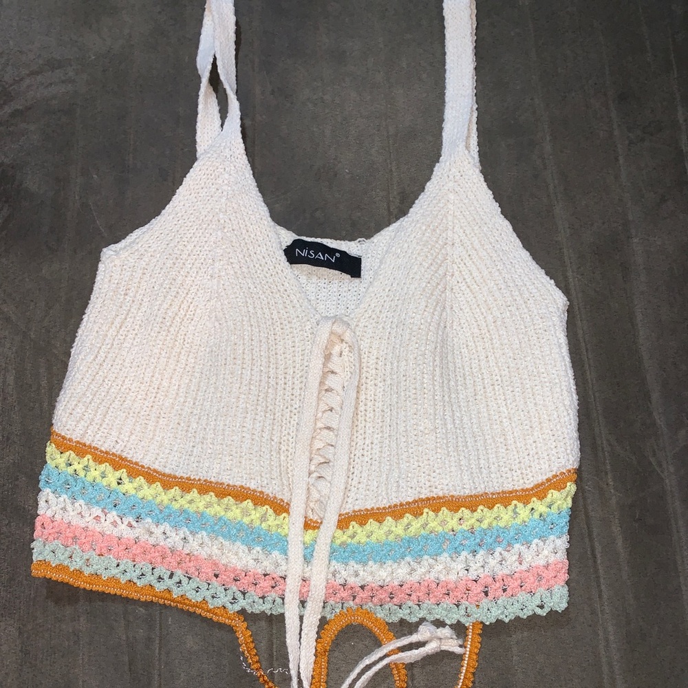 Knitted croptop